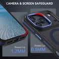 thumbnail image 4 of VENINGO Magnetic Phone Case for iPhone 17 Pro Max 6.9" Compatible with Mag-safe,Translucent Matte Shockproof Scratch Resistant iPhone 17 Pro Max Case，Blue, 4 of 8