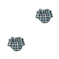 thumbnail image 2 of Greeniant Camisa para perros Manténgase caliente Exquisita Varios tamaños Ropa para cachorros Suministros para mascotas Ropa para mascotas Azul verde METRO 2Conjunto, 2 of 6
