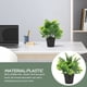 thumbnail image 5 of GOOHOCHY Mini maceta de bonsái de monstera simulada. Decoración de monstera en maceta. Mini planta de monstera. Decoración de bonsái., 5 of 8