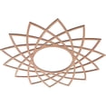 thumbnail image 2 of Ekena Millwork 32"OD x 12 3/8"ID x 3/8"T Eleanor Wood Fretwork Pierced Ceiling Medallion, Cherry, 2 of 3