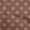 thumbnail image 1 of oneOone Georgette Viscose Brown Fabric Asian Block Print Craft Projects Decor Fabric Printed By The Yard 42 Inch Wide, 1 of 4