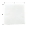 thumbnail image 3 of JAM Paper Bulk Small Beverage Napkins, 5x5, White, 480/Box, 3 of 3