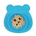 thumbnail image 4 of Wrapables® Silicone Placemat + Suction Food Bowl for Baby, Blue Bear, 4 of 7