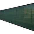 thumbnail image 2 of 8'x50' 8ft Tall 3rd Gen Olive Green Fence Privacy Screen Windscreen Shade Cover Mesh Fabric (Aluminum Grommets) Home, Court, or Construction, 2 of 8