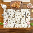 thumbnail image 2 of Binwennn Easter Bunny Egg Placemats Are Practical Beautiful And For Easter Decorations round Plate Mat Set 4 round Table Kitchen Set Dining Table Mats Dinner Table Mats for 4 Kitchen Plate Mat Set, 2 of 7