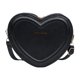 thumbnail image 1 of Bolso de moda para mujer Bolso de corazón para mujer Bolsos de mano Bolso de cuero PU (Negro), 1 of 8