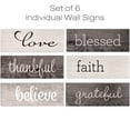 thumbnail image 6 of Excello Global Products Hanging Home Decor Sign with Sawtooth Hook and Jute Hanging Rope (Grateful, Love, Believe, Thankful, Faith, Blessed) - EGP-HD-0357, 6 of 6