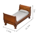 thumbnail image 2 of 4x Cama Individual de Dormitorio Sala de Suministros Muebles 1:12 Decoración, 2 of 9