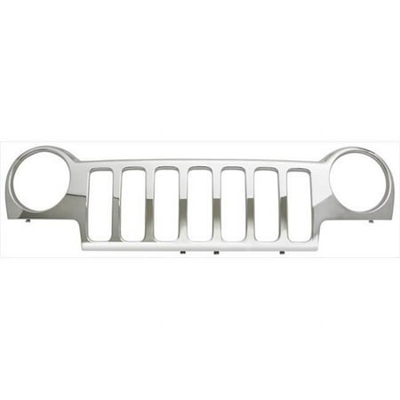 IPCW CWG-JP0507A0C Jeep Liberty 2002 - 2004 Grille, Custom All Chrome Chrome