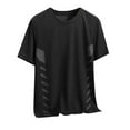 thumbnail image 5 of COSFO Short Sleeve Men's Shirts Crew Neck Casual Tops Solid Loose Pullover Breathable Mens Classic T-Shirt, 5 of 5