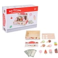 thumbnail image 2 of BUTOMKY Wooden Ice Cream Counter Playset, Pretend Play Store Simulation Toy, Play Kitchen Accessories Role Playing House Educational Gift for Toddlers Kids Ages 3+, 2 of 9