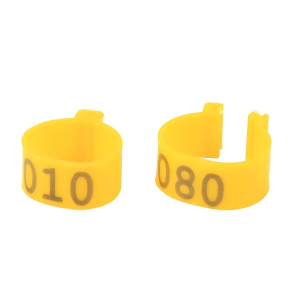 Anillos Reutilizables Para Patas De Aves De Corral, Anillos Para Patas De Pollo, Cría De 100 Unids/bolsa Para Pollo