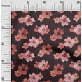 thumbnail image 2 of oneOone Cotton Cambric Maroon Fabric Floral & Dress Material Fabric Print Fabric By The Yard 42 Inch Wide, 2 of 6
