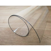 Kevmiya Rectangle Desk Pad, PVC Material, 31.5X15.74X0.06in(80X40cm), Clear