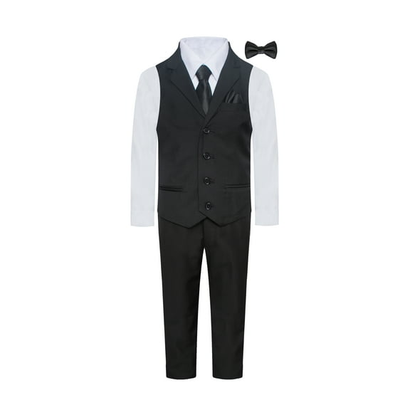 Boys Premium 7 Piece Formal Vest Sets-Many Colors