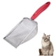 thumbnail image 1 of Cuchara de metal, pala profunda, mango largo, cribado de heces, orinal para gatos, duradero, pesado, utilizado para lavabo de arena para gatos, 1 of 5