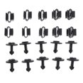 thumbnail image 2 of S SERENABLE 10 Set Under Engine Cover Fitting Screw+Body Clip Set For A4L Black, 2 of 9