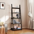thumbnail image 5 of Rustic Brown Ladder Storage Rack / Large Capacity for Kitchen Items, 5 of 6