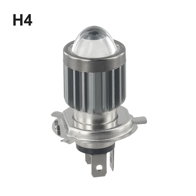 Yimiti H6 Ba20D H4 Led Motorcycle Headlight With Lens Dual Color Hi/Lo Beam Fog Lamp-H4