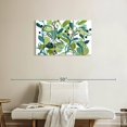 thumbnail image 2 of Elephant Stock Annamieka Wall Art - Horizontal Multi Panel Canvas - Living Room Wall Decor - Floral And Botanical Multi Panel - Teal And White Decor By Carrie Schmitt - 33" x 20", 2 of 4