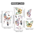 thumbnail image 5 of Butterfly and Dreamcatcher Wall Stickers Decals Decor Removable Peel and Stick 2 Sheets 11.8" x 35.4" Vinyl 3D Wall Mural, 5 of 9