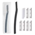 thumbnail image 2 of Recortador De Cejas 1 pieza de cortapelos para barba, maquinilla de afeitar Facial ergonómica, cuchillo de maquillaje para mujer, pelusa de melocotón para cara Likrtyny Cuidado Belleza, 2 of 8