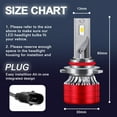 thumbnail image 2 of For Ford Transit-150/250/350 2015-2019 White LED Headlight High Low Beam Bulbs, 2 of 9