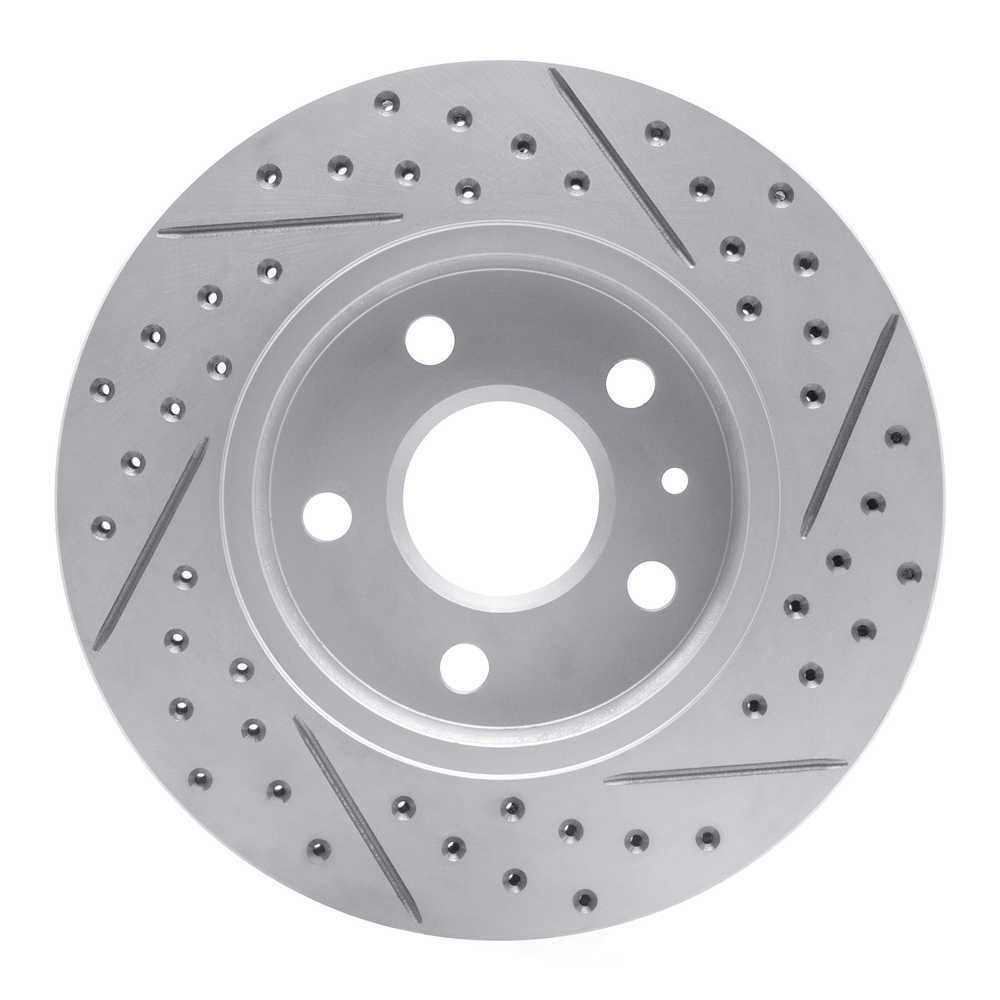 Dynamic Friction Company 830-45014L DFC Geoperformance Rotor - Drilled and Slotted