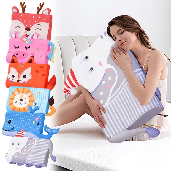 Cooling Ice Silk Pillow Breathable Ergonomic Neck Support for Nap Travel Summer Rest Comfortable Sleep