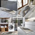 thumbnail image 2 of Gray White Gold Marble Pattern Kitchen Rug Mat,Kitchen Runner Rugs Non Skid Washable,Decorative Kitchen Floor Mats for Kitchen,Sink,Laundry,17"X47", 2 of 5