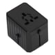 thumbnail image 5 of Adaptador de viaje universal USB C Enchufe internacional Convertidor de energía Múltiples tomas de corriente 100‑240 V CA Negro, 5 of 9