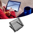 thumbnail image 1 of Support d'Ordinateur Portable, 6 Niveaux d'Inclinaison Réglables Support Universel Léger Antidérapant pour Refroidissement Noir, Argent, 1 of 7