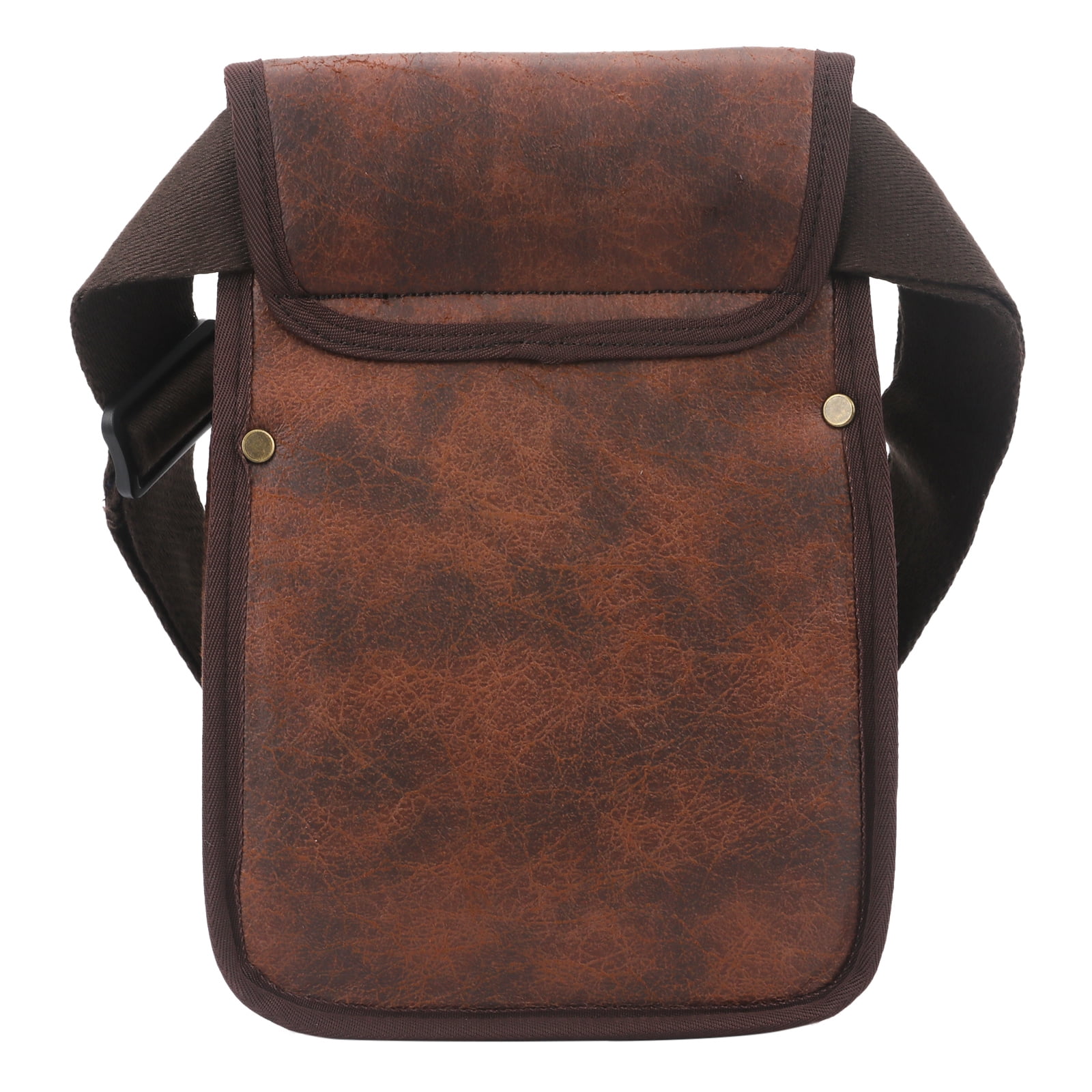 TOURBON PU Leather Bag for Hunting, Tool Waist Bag - Brown