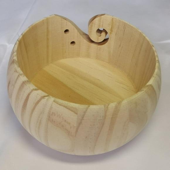 Bol en Laine Résistant au Bois Rangement Textile Bol en Bois Style Japonais Bol Tissé Bol en Bois Rétro--Pin