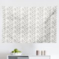 thumbnail image 1 of Floral Vintage Tapestry, Romantic Hand Drawn Floral Composition in Monochrome, Fabric Wall Hanging Decor for Bedroom Living Room Dorm, 2 Sizes, Pale Pink Salmon, by Ambesonne, 1 of 1