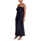 thumbnail image 3 of VISgogo Vestido sin mangas sin espalda para mujer, de una sola pieza elegante sin tirantes de color sólido, vestido de banquete de boda para cóctel VISgogo moda, 3 of 9