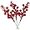 Red, variant on ZOELNIC 12 Pack Christmas Glitter Berries Stems, 8 Inch Artificial Christmas Picks for Christmas Tree Ornaments, DIY Xmas Wreath, Crafts, Holiday and Home Decor, Red