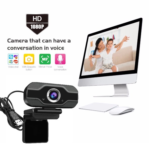 cam Autofocus  Camera 2 Megapixel 1080 Video Call Computer