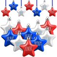 thumbnail image 1 of Husfou - 36 adornos de estrellas patrióticas para colgar en el árbol del 4 de julio, Día de los Caídos y Día de la Independencia, 1 of 7