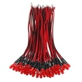 thumbnail image 1 of EDGELEC 50pcs 12 Volt 5mm Red LED Lights Emitting Diodes, Pre Wired 7.9 Inch DC 12V LED Light Diffused Colored Lens Small LED Lamps, 1 of 4