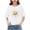 White, variant on Zpanxa Girls Shirts, Girls Summer Tops Big Girls Print T-Shirt Loose Short Sleeve Split Hem Casual Tee Purple Crew Neck Summer Tops for Kids 3-14 Years Purple 9 Years