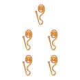 thumbnail image 3 of Sonducket Anillo de nariz geométrico Anillos circulares en forma de U Cruce Clip ajustable Cuerpo de moda Mujeres Regalo Casual Type-03 Type2 NO2, 3 of 6