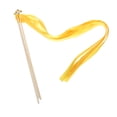 thumbnail image 1 of Unique Bargains 20Pcs Wedding Ribbon Sticks Ribbon Streamers Sticks for Wedding Celebration Yellow, 1 of 5