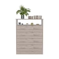 thumbnail image 6 of We Have Furniture Four Drawer Dresser Wuju, One Shelf, Light Gray / White Finish, 6 of 6