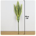thumbnail image 5 of 4 Pack Artificial Snake Plants 26" Faux Agave Fake Sansevieria UV Resistant Plant for Indoor and Outdoor Home Garden Office Store Decoration Home Décor, 5 of 5