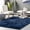 Loni Navy, variant on nuLOOM Loni SuperiorWash Solid Machine Washable Shag Area Rug, 4' x 6', Loni Navy