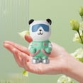 thumbnail image 4 of Figura de astronauta panda, escultura animal para decoración de sala de estar, figura decorativa Verde, 4 of 7
