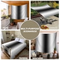 thumbnail image 6 of Black Grey White Tapestry for Bedroom Wall Hanging Tapestry, Farmhouse Ombre Color Modern Simple Ceiling Backdrop Tapestries Poster Blanket Wall Decor for Teens Room Living Room Dorm 51" x 59", 6 of 8
