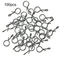 thumbnail image 1 of Snaps Hook Swivel Snaps For Hooks 100pcs For Hooks Lures For Trout Sunfish, 1 of 9
