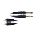 thumbnail image 1 of (1m) - Hosa CPR-201 Dual 0.6cm TS to Dual RCA Stereo Interconnect Cable, 1m, 1 of 3